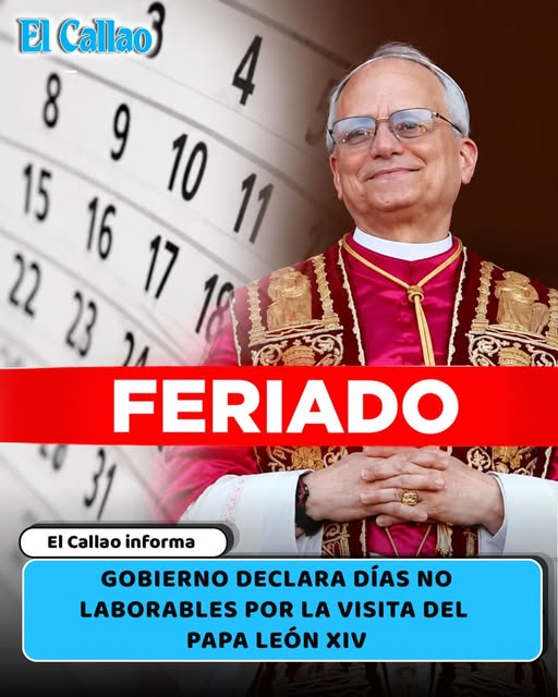 Calendario con días marcados y la palabra feriado